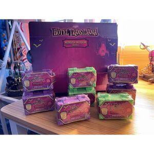 Lot Of 6 Hotel Transylvania Monster Mayhem Chest Green Purple Series 1 F…